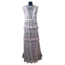 Abito maxi floreale Needle & Thread Multicolore