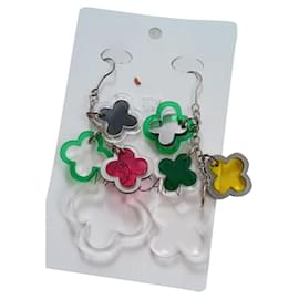 Pendientes Marc Cain de acrílico multicolor Multicolor
