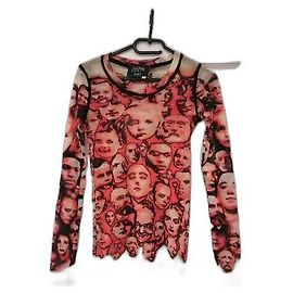 Jean Paul Gaultier Model Faces Multicolore