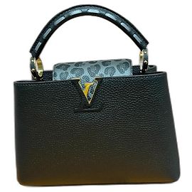 Louis Vuitton Capucines BB léopard Noir
