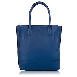 Mulberry Blue Arundel Leather Tote Bag Blue