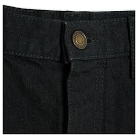 Saint Laurent-SHORT VINTAGE DENIM NERO US29-Nero