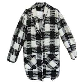 Woolrich coat size M Black White