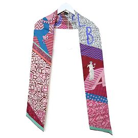 Bulgari Lenço quebra-cabeça Bvlgari Maxi Shelley Rosa