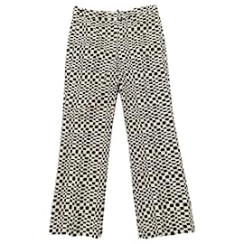 Max Mara Pantaloni, ghette Nero Bianco sporco