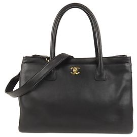 Sacoche Chanel Executive Cerf Noir Noir