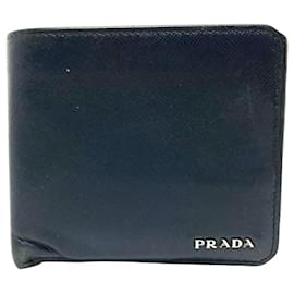 Prada-PRADA wallet-Navy blue