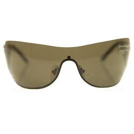 Salvatore Ferragamo 1139 B Strass gafas de sol cruzadas en marrón Castaño