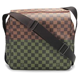 Louis Vuitton-Louis Vuitton Damier Ebene Naviglio in brown Coated/Waterproof canvas-Brown