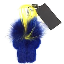 Fendi-Fendi Blue Peekaboo Monster Fur Doll Charm-Multiple colors