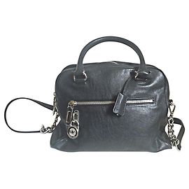 Bolsa Michael Kors de couro preta Preto