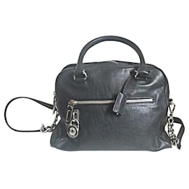 Borsa Michael Kors in pelle nera Nero