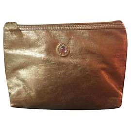 Autre Marque-Vintage Sharra Pagano Clutch bag-Golden