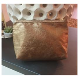 Autre Marque-Vintage Sharra Pagano Clutch bag-Golden