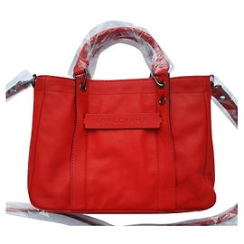 Sac 3D Longchamp en cuir Rouge Rouge