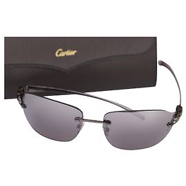 CARTIER SUNGLASS PANTHERE REF T82 Negro