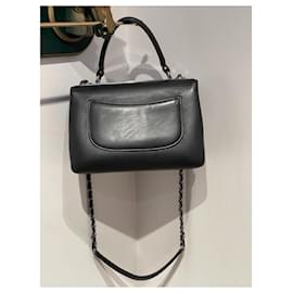 Chanel-Handbags-Black,Silver hardware
