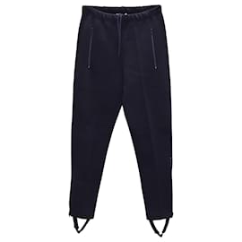 Balenciaga-Calça Slim Stirrup Balenciaga em Viscose Azul-Azul