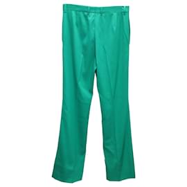 Balenciaga-Balenciaga Tailoring Trousers in Green Wool-Green