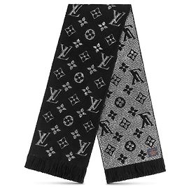 Louis Vuitton Brillare di Logomania Nero Argento