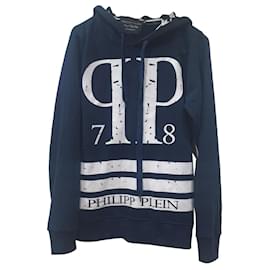 Moletom Philipp Plein preto Preto Branco