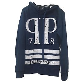Sudadera Philipp Plein negra Negro Blanco