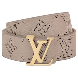 Louis Vuitton-LV belt Iconic Mahina-Beige