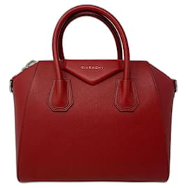 Givenchy-GIVENCHY TOTE BAG ANTIGONA IN LEATHER - NEW RED-Red