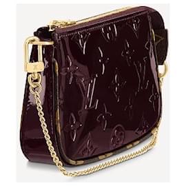 Louis Vuitton-LV mini pochette amarante vernis-Autre
