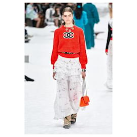 Chanel-Pull emblématique CC Teddy-Rouge
