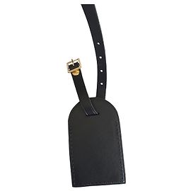 Louis Vuitton Black Leather Wallet Black