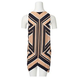 Sass & Bide Aztec Print Razorback Singlet Multicor
