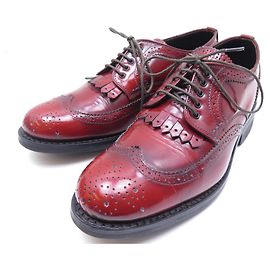 NEU HESCHUNG DERBY GWEN SCHUHE 36.5 4 NEUE SCHUHE ROTES LACKLEDER Rot