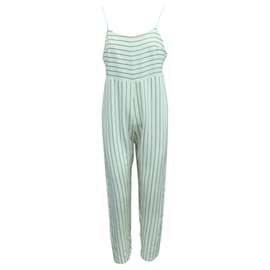 Reformation-Oversized Striped Jumpsuit-White