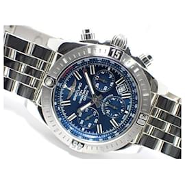 Breitling-BREITLING Chrono Mat JSP blue Dial Bracelet Genuine goods Mens-Blue