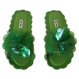 Miu Miu ballerine Bianco Verde