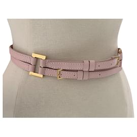 Elie Saab Belts Pink Gold hardware
