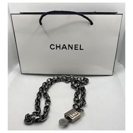 Chanel-Ceinture chaîne chanel-Bijouterie argentée