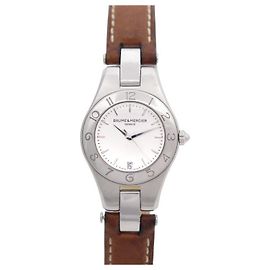 Baume & Mercier BAUME ET MERCIER LINEA WATCH 65690 27 MM QUARTZ +2 PULSEIRAS + CAIXA DE RELÓGIO Prata