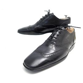 SCARPE LOUIS VUITTON RICHELIEU 7 41 Scarpe in pelle nera Nero