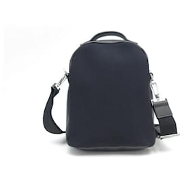 Christian Dior-NEW CHRISTIAN DIOR ATELIER SHOULDER BAG BLACK LEATHER MINI RIDER BAG-Black