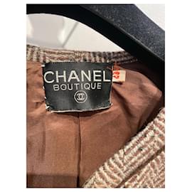 Chanel-Jackets-Brown