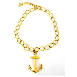 Colar de corrente de âncora Balenciaga Dourado