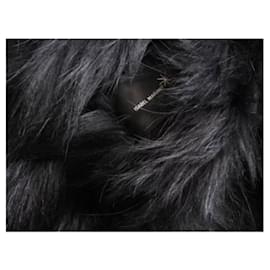 Isabel Marant-ISABEL MARANT Coat in Fur-Black