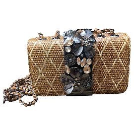 Bolso sublime pequeño Essentiel Antwerp Negro Beige Marrón claro Gold hardware