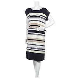 Robe à rayures multicolores Hobbs Viscose Multicolore