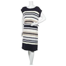 Vestido de rayas multicolor Hobbs Viscosa Multicolor