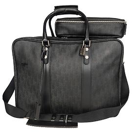 Christian Dior Valigia a tracolla da uomo Nero