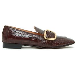 Rupert Sanderson CHARMER BROWN CROCOLIKE EU38 Braun
