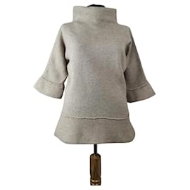 Ballantynes Wollpullover Beige Beige